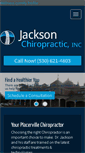 Mobile Screenshot of jacksonchiropractic.org