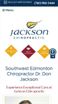 Mobile Screenshot of jacksonchiropractic.ca